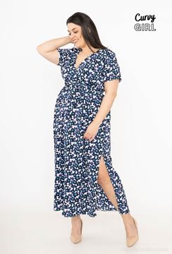 Picture of PLUS SIZE PRINTED MAXI DRESS